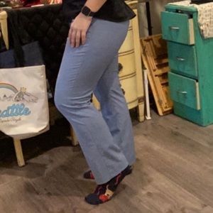 Light Linen Powder Blue Pants